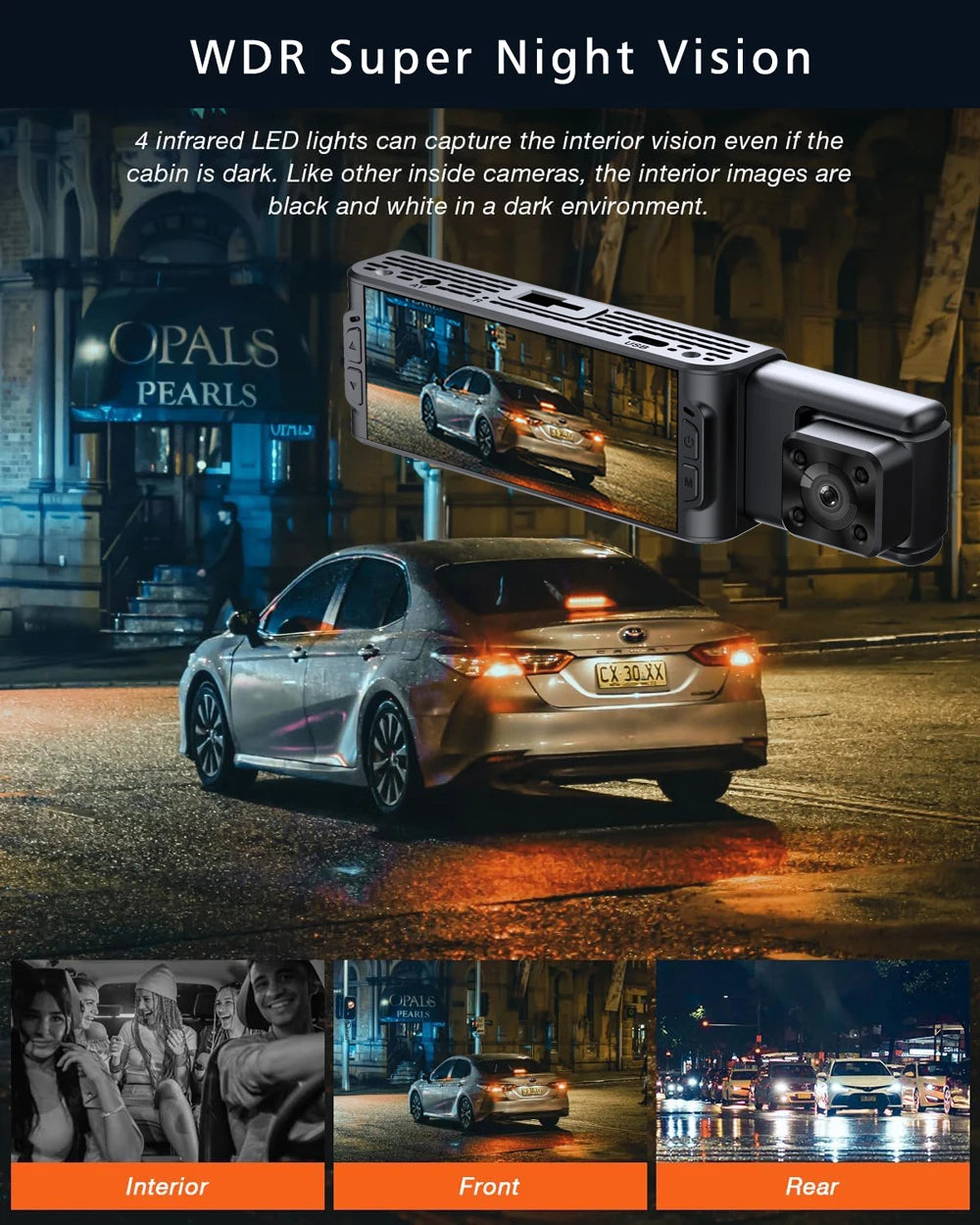 TADO Wifi  Dashcam Vehicle Video